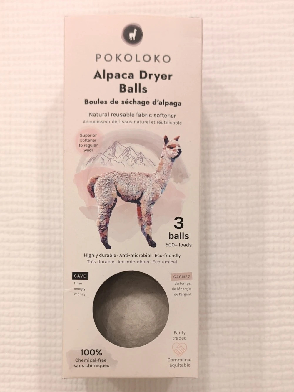 Pokoloko Alpaca Dryer Balls Pack of 3